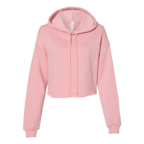 BELLA + CANVAS Women's Crop Fleece Hoodie Sweatshirt