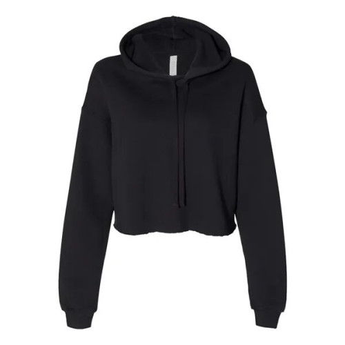 BELLA + CANVAS Women's Crop Fleece Hoodie Sweatshirt
