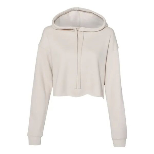 BELLA + CANVAS Women's Crop Fleece Hoodie Sweatshirt