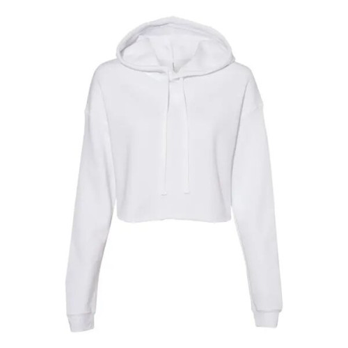 BELLA + CANVAS Women's Crop Fleece Hoodie Sweatshirt