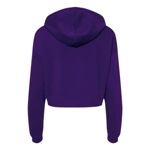 BELLA + CANVAS Women's Crop Fleece Hoodie Sweatshirt