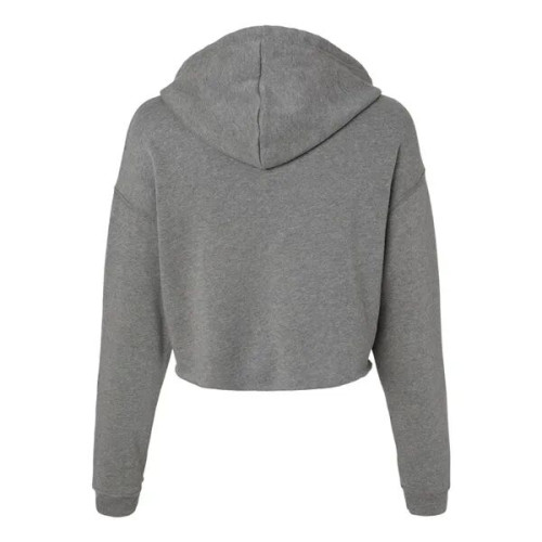 BELLA + CANVAS Women's Crop Fleece Hoodie Sweatshirt