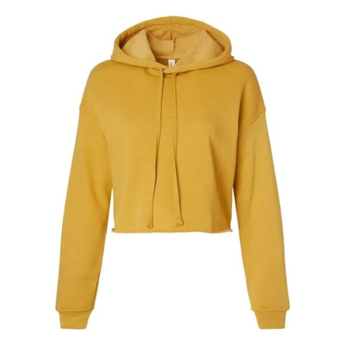 BELLA + CANVAS Women's Crop Fleece Hoodie Sweatshirt