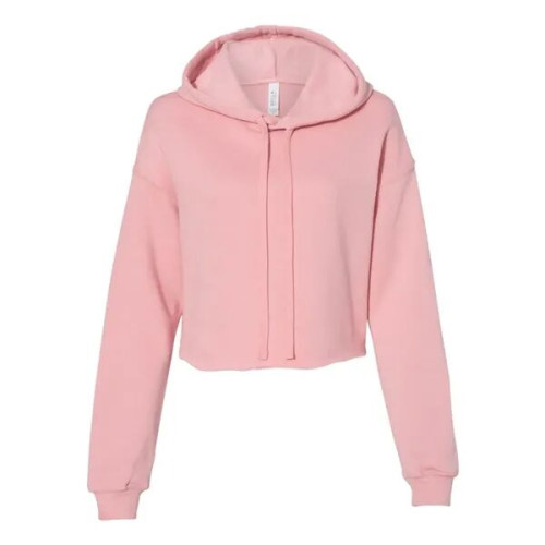 BELLA + CANVAS Women's Crop Fleece Hoodie Sweatshirt