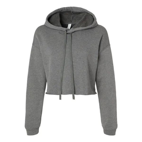 BELLA + CANVAS Women's Crop Fleece Hoodie Sweatshirt