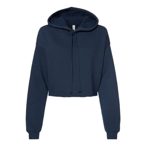 BELLA + CANVAS Women's Crop Fleece Hoodie Sweatshirt