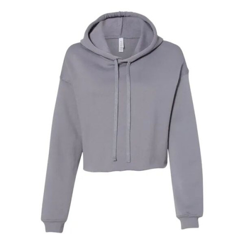BELLA + CANVAS Women's Crop Fleece Hoodie Sweatshirt