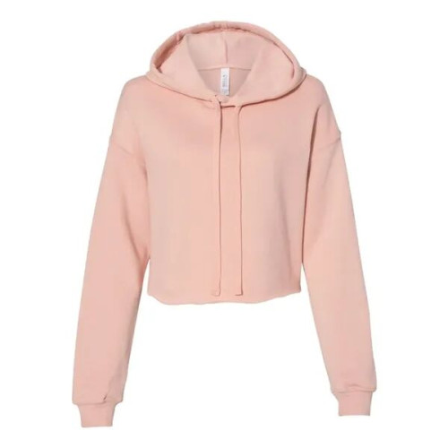 BELLA + CANVAS Women's Crop Fleece Hoodie Sweatshirt