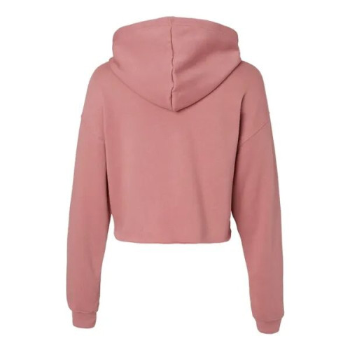 BELLA + CANVAS Women's Crop Fleece Hoodie Sweatshirt