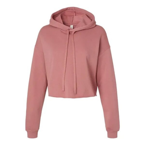 BELLA + CANVAS Women's Crop Fleece Hoodie Sweatshirt