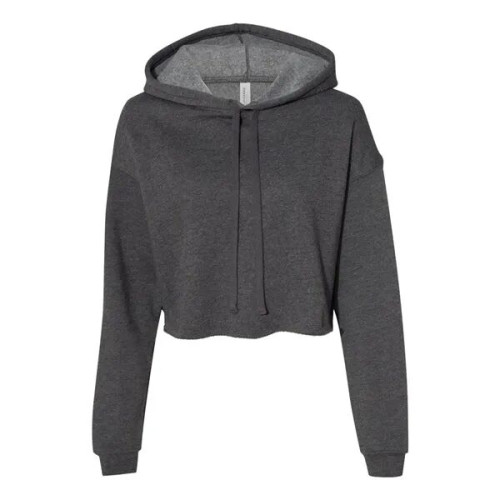 BELLA + CANVAS Women's Crop Fleece Hoodie Sweatshirt