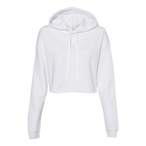 BELLA + CANVAS Women's Crop Fleece Hoodie Sweatshirt