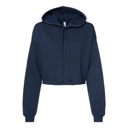 BELLA + CANVAS Women's Crop Fleece Hoodie Sweatshirt
