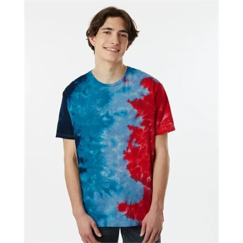 Dyenomite Unisex Slushie Crinkle Tie-Dyed T-Shirt