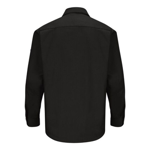 Red Kap Long Sleeve Automotive Crew Shirt - Long Sizes