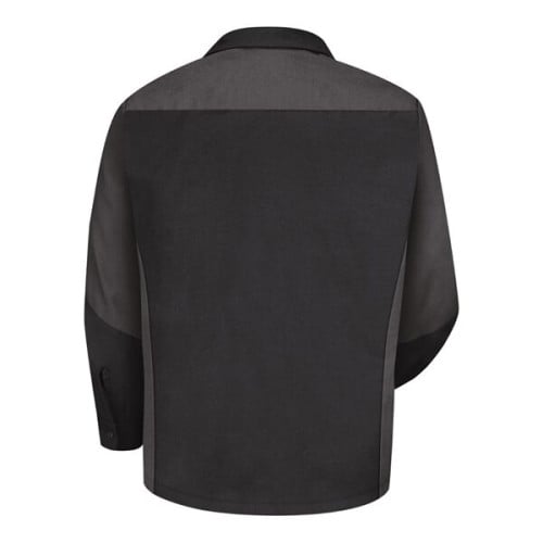Red Kap Long Sleeve Automotive Crew Shirt - Long Sizes