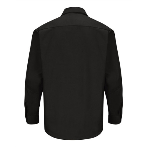 Red Kap Long Sleeve Automotive Crew Shirt - Long Sizes