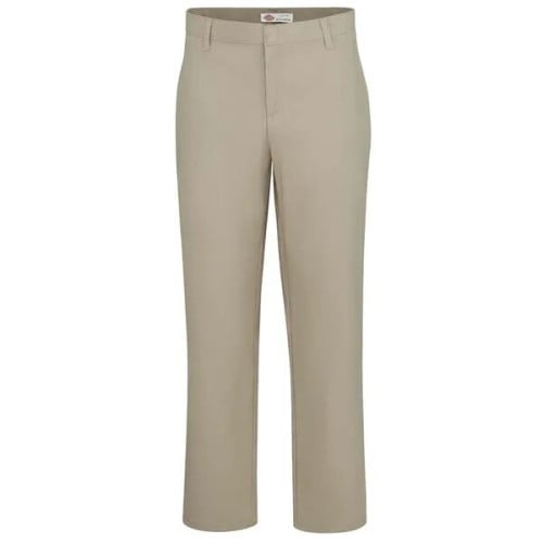 Dickies Women's Plus Sizes Premium Flat Front Pants