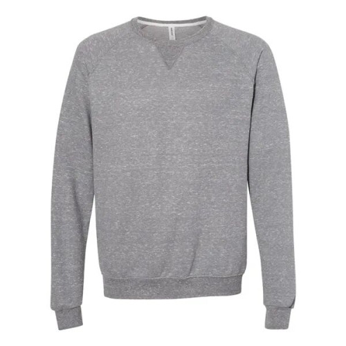 JERZEES Unisex Snow Heather French Terry Crewneck Sweatshirt