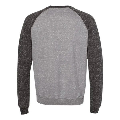 JERZEES Unisex Snow Heather French Terry Crewneck Sweatshirt