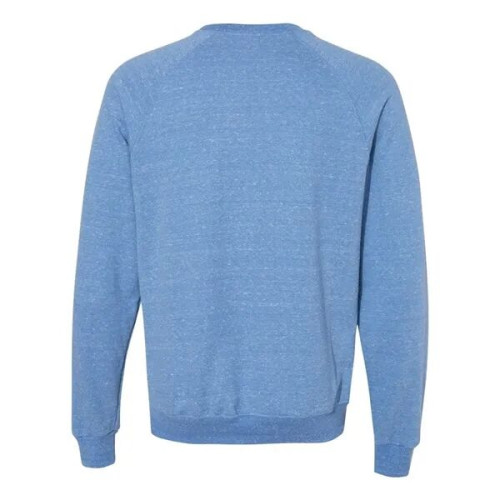 JERZEES Unisex Snow Heather French Terry Crewneck Sweatshirt