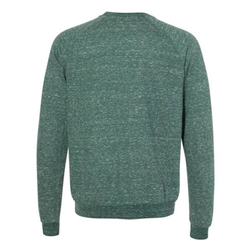 JERZEES Unisex Snow Heather French Terry Crewneck Sweatshirt