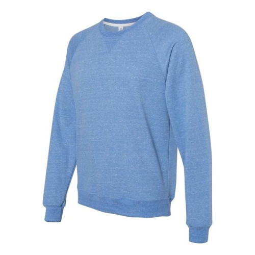 JERZEES Unisex Snow Heather French Terry Crewneck Sweatshirt