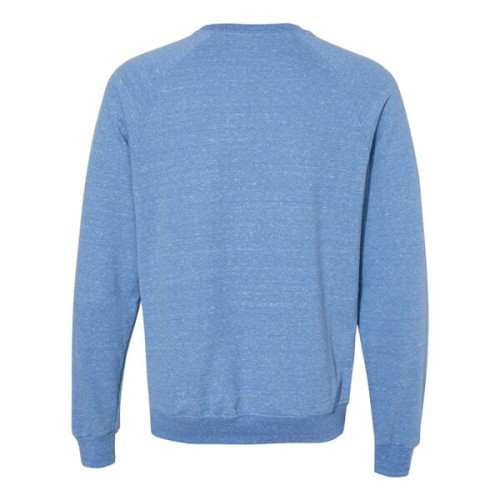 JERZEES Unisex Snow Heather French Terry Crewneck Sweatshirt