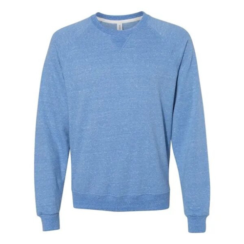 JERZEES Unisex Snow Heather French Terry Crewneck Sweatshirt