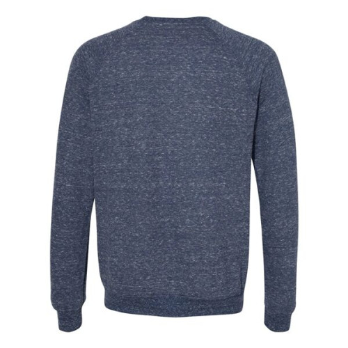 JERZEES Unisex Snow Heather French Terry Crewneck Sweatshirt