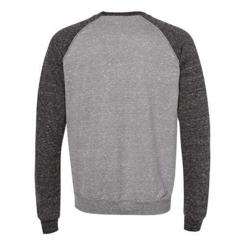 JERZEES Unisex Snow Heather French Terry Crewneck Sweatshirt