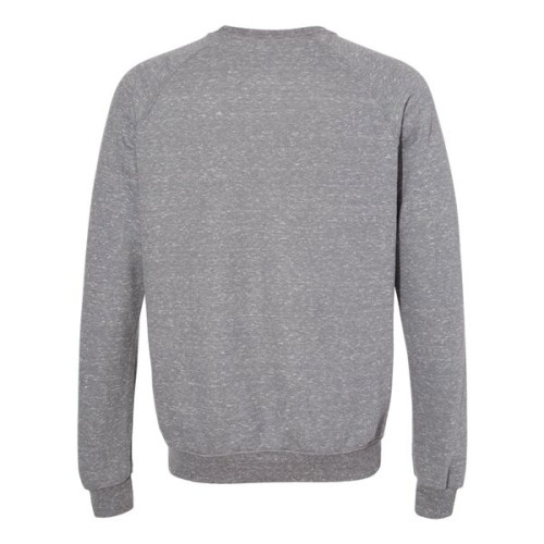 JERZEES Unisex Snow Heather French Terry Crewneck Sweatshirt