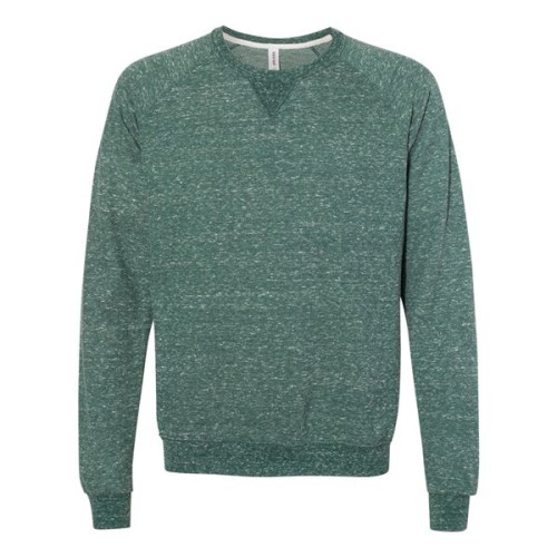 JERZEES Unisex Snow Heather French Terry Crewneck Sweatshirt