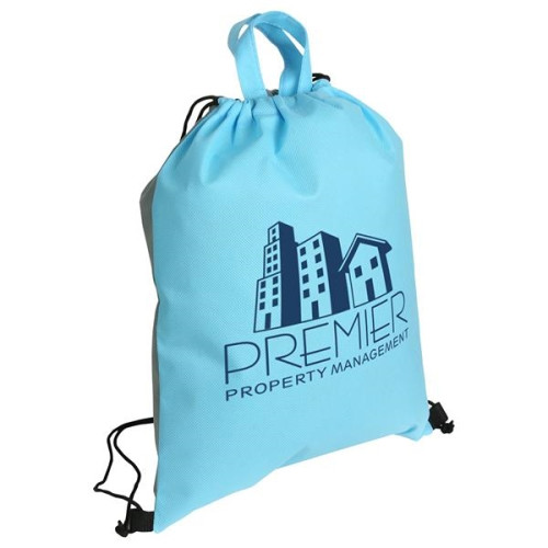 Glide Right Non-Woven Drawstring Backpack