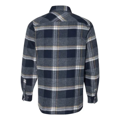 Burnside Snap Front Plaid Flannel Shirt