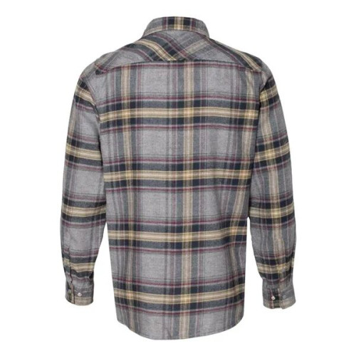 Burnside Men's Snap Front Plaid Flannel Shirt