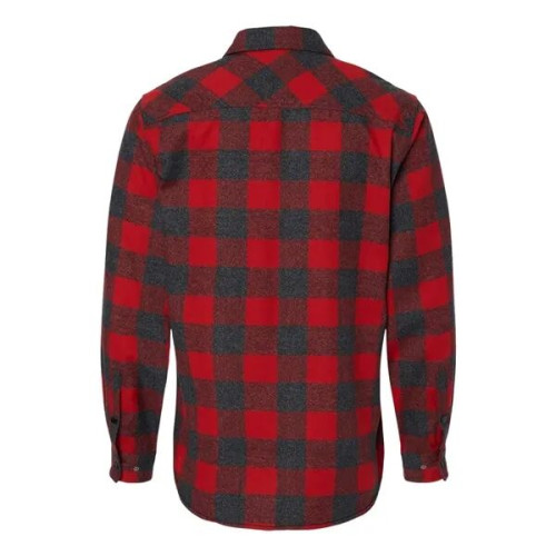 Burnside Men's Snap Front Plaid Flannel Shirt