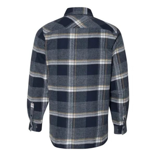Burnside Men's Snap Front Plaid Flannel Shirt