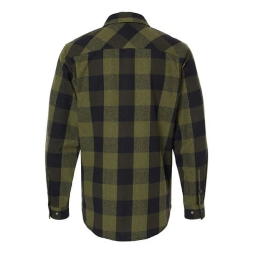 Burnside Snap Front Plaid Flannel Shirt