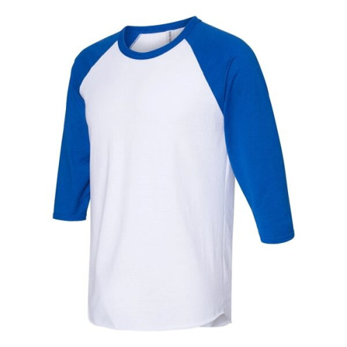 JERZEES Premium Blend Ringspun Three-Quarter Sleeve Ragla...