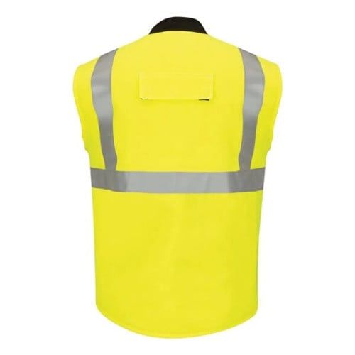 Bulwark Hi Vis Insulated Vest with Reflective Trim - Cool...