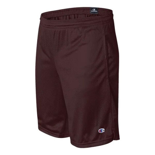 Champion Unisex Polyester Mesh 9" Shorts with Pockets