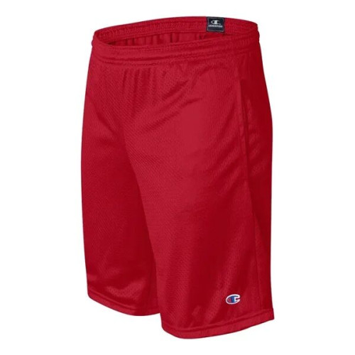 Champion Unisex Polyester Mesh 9" Shorts with Pockets