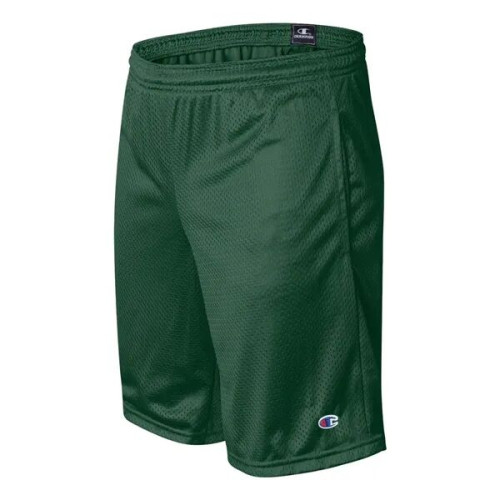 Champion Unisex Polyester Mesh 9" Shorts with Pockets
