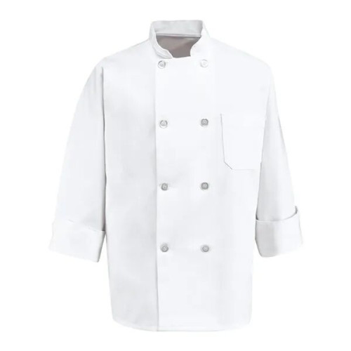 Chef Designs Eight Pearl Button Chef Coat