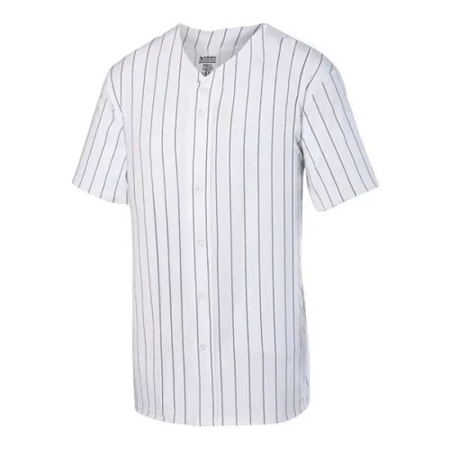 Augusta Sportswear Unisex Pinstripe Full Button Baseball ...