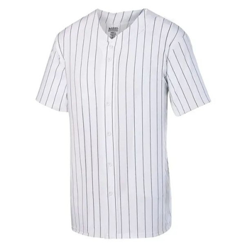 Augusta Sportswear Unisex Pinstripe Full Button Baseball ...