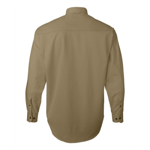 Sierra Pacific Long Sleeve Cotton Twill Shirt Tall Sizes
