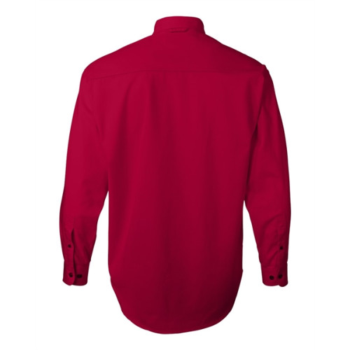 Sierra Pacific Long Sleeve Cotton Twill Shirt Tall Sizes