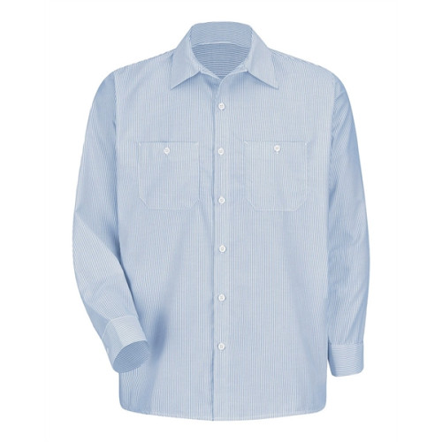 Red Kap Men's Industrial Stripe Work Shirt